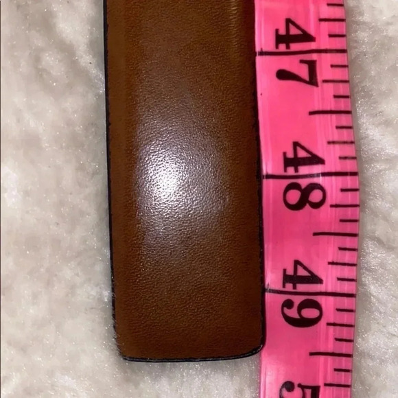 Genuine Leather Tan black Men’s belt - Picture 5 of 7